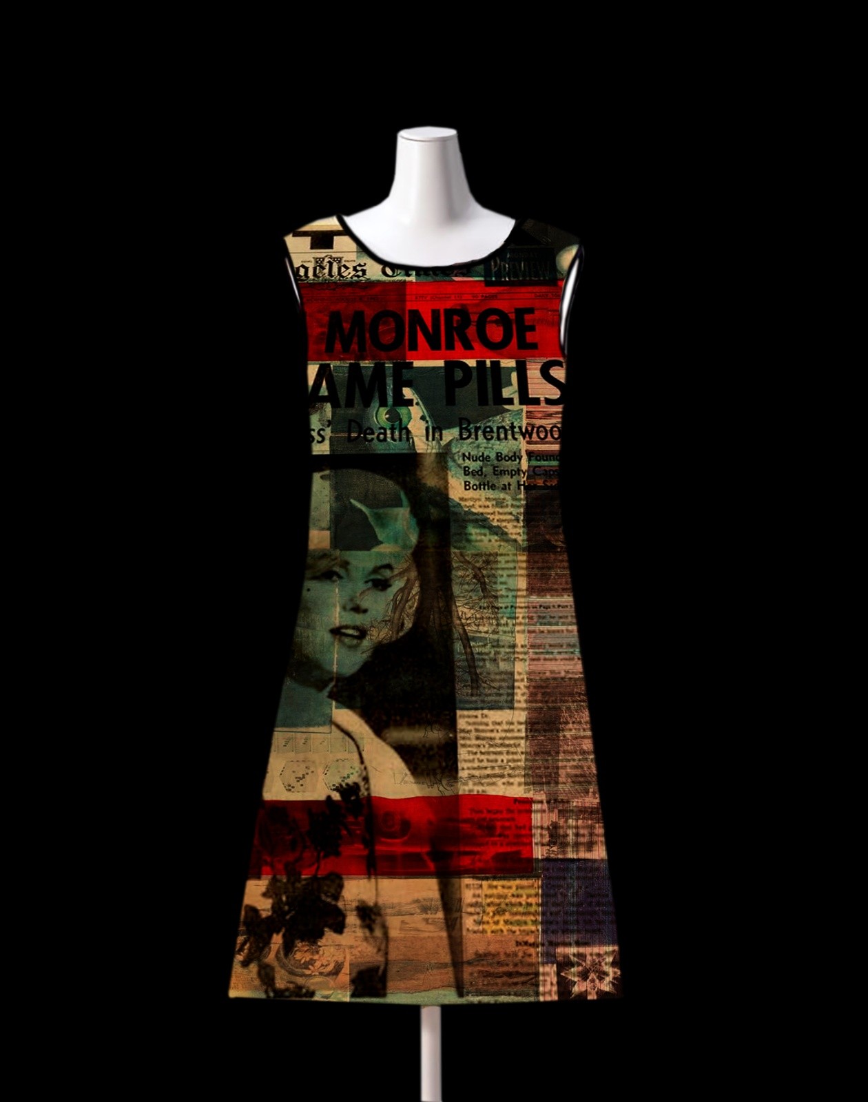 Monroe collage dress 